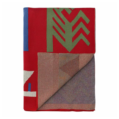 Плед хлопковый по мотивам чувашских орнаментов Ural and Siberian Patterns