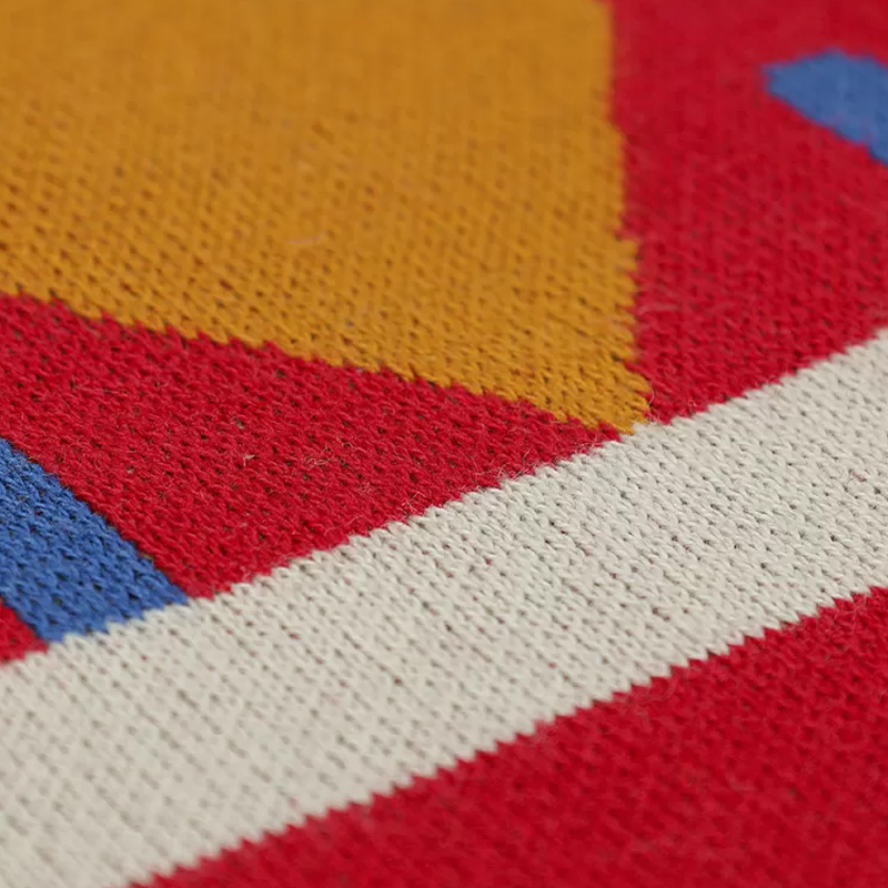 Плед хлопковый по мотивам чувашских орнаментов Ural and Siberian Patterns