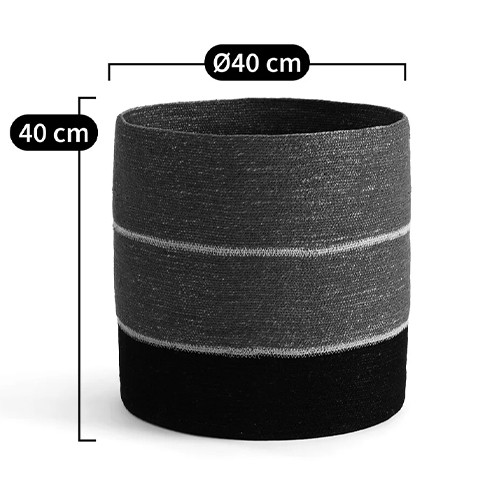 Плетеная корзина в полоску Kudio Wicker Basket