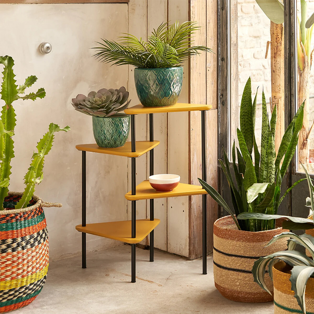 Плетеная корзина в полоску Okiro Wicker Basket