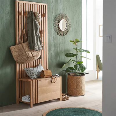 Плетеная корзина для белья с ручками Nyimbo Wicker Basket