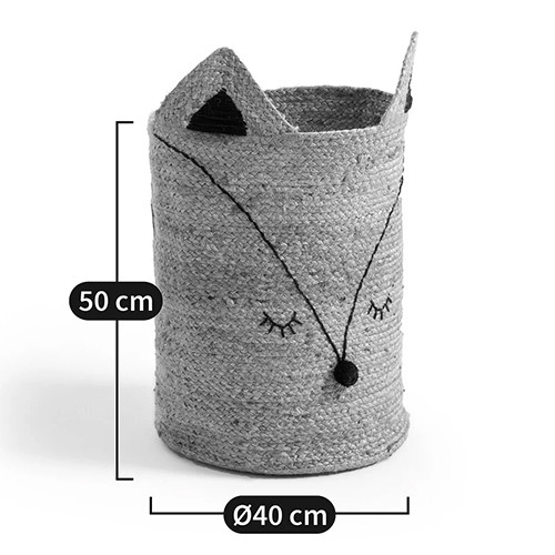 Плетеная корзина для детской в виде лисы Foxy Wicker Basket