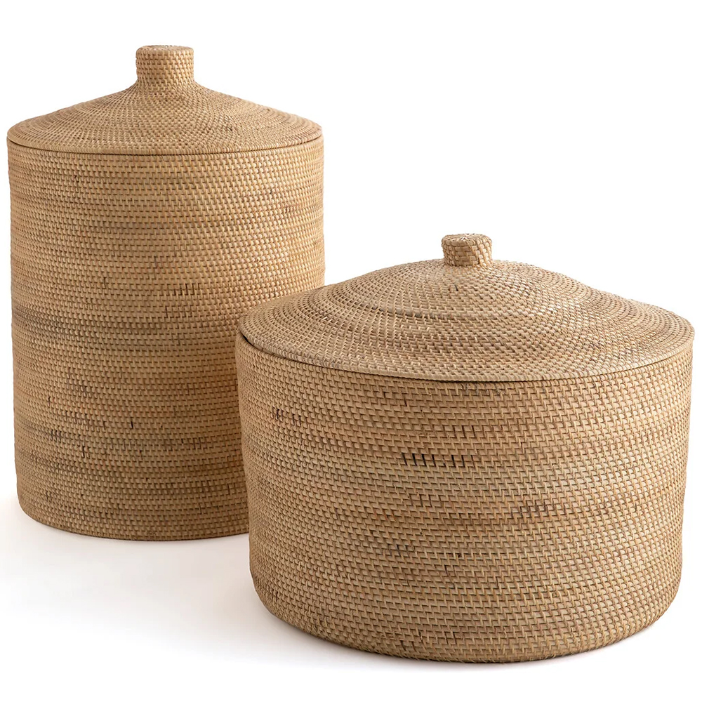 Плетеная корзина с крышкой Kheri Wicker Basket