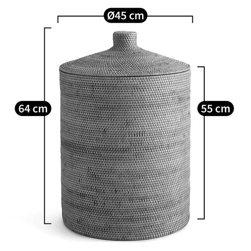 Плетеная корзина с крышкой Kheri Wicker Basket