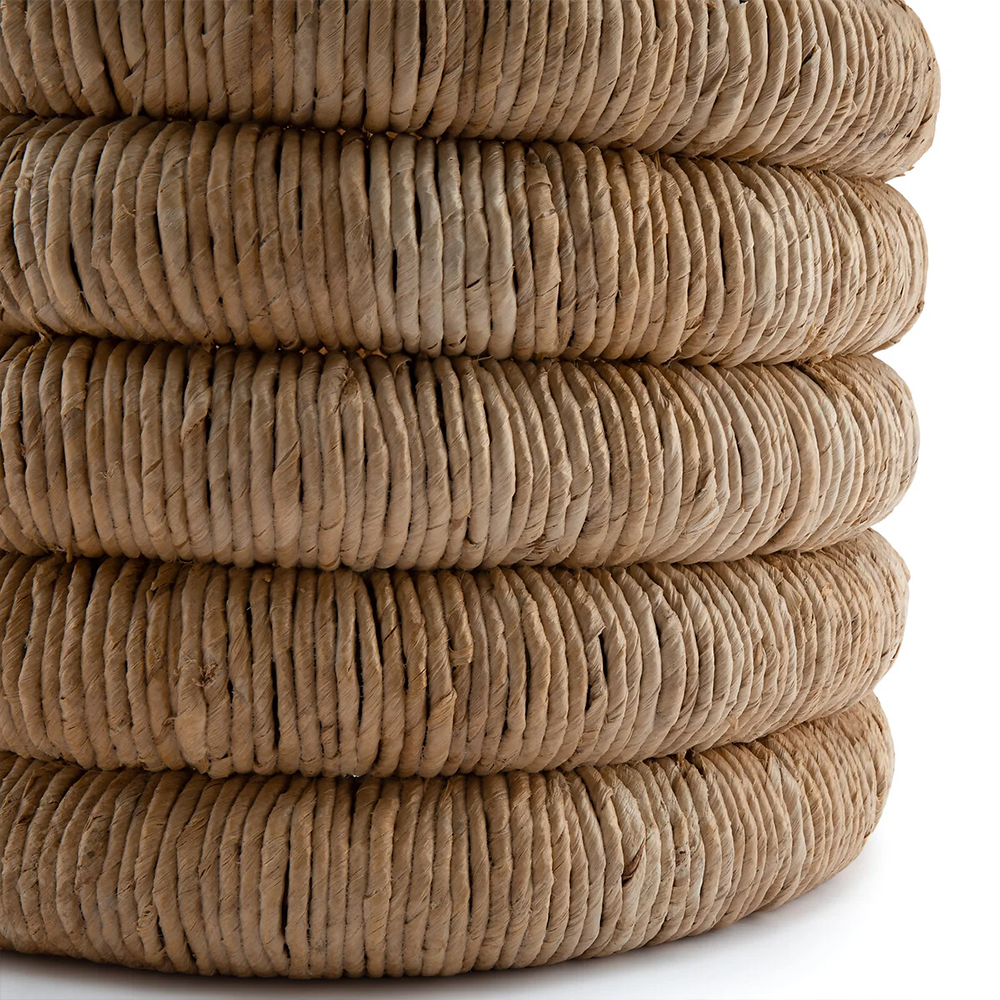 Плетеная корзина с крышкой из плетеного бананового дерева Zuwena Wicker Basket