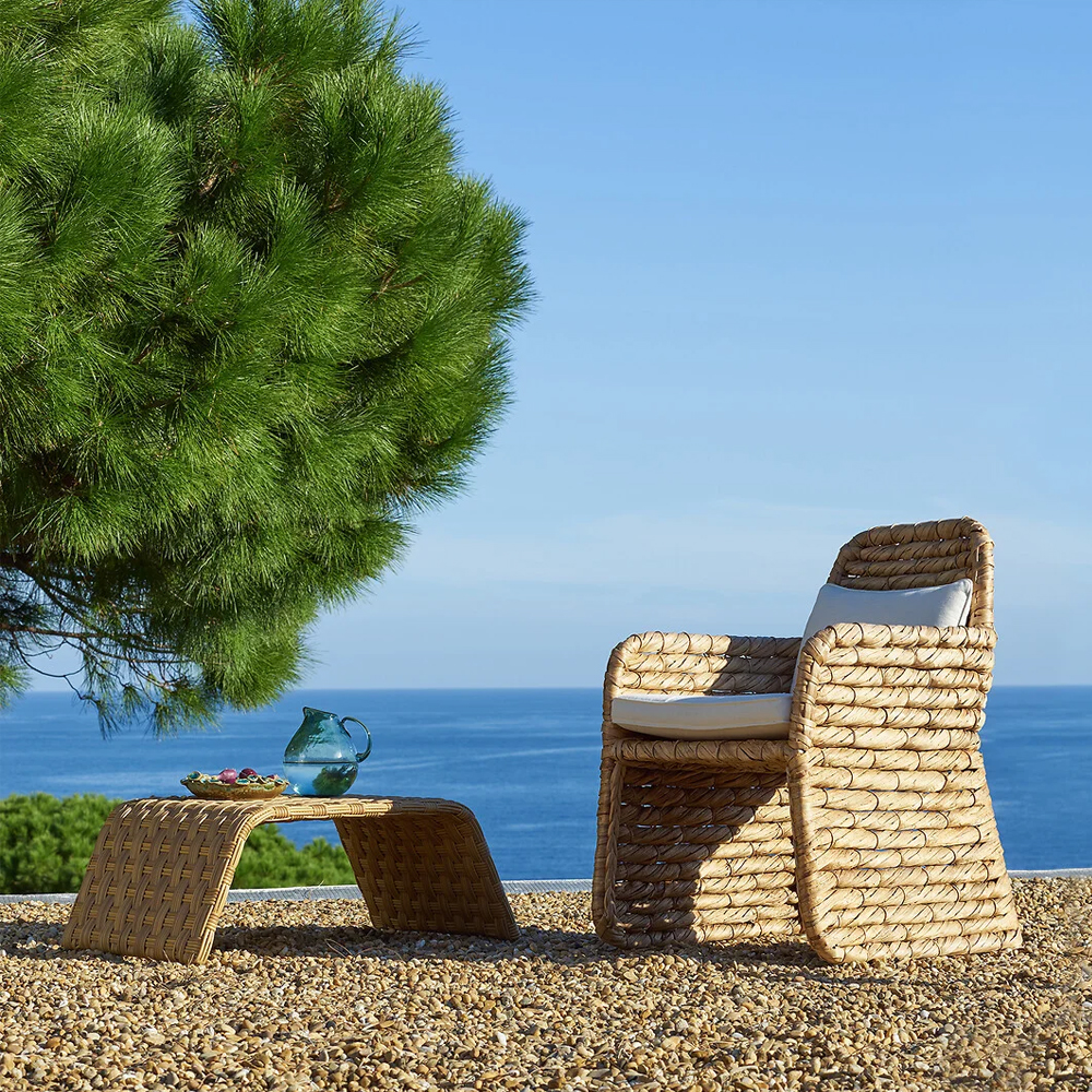 Плетеное кресло Madge Wicker Armchair