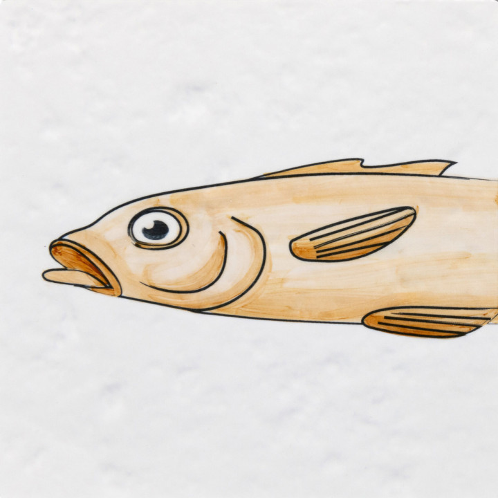 Плитка с узором Рыба Русалка