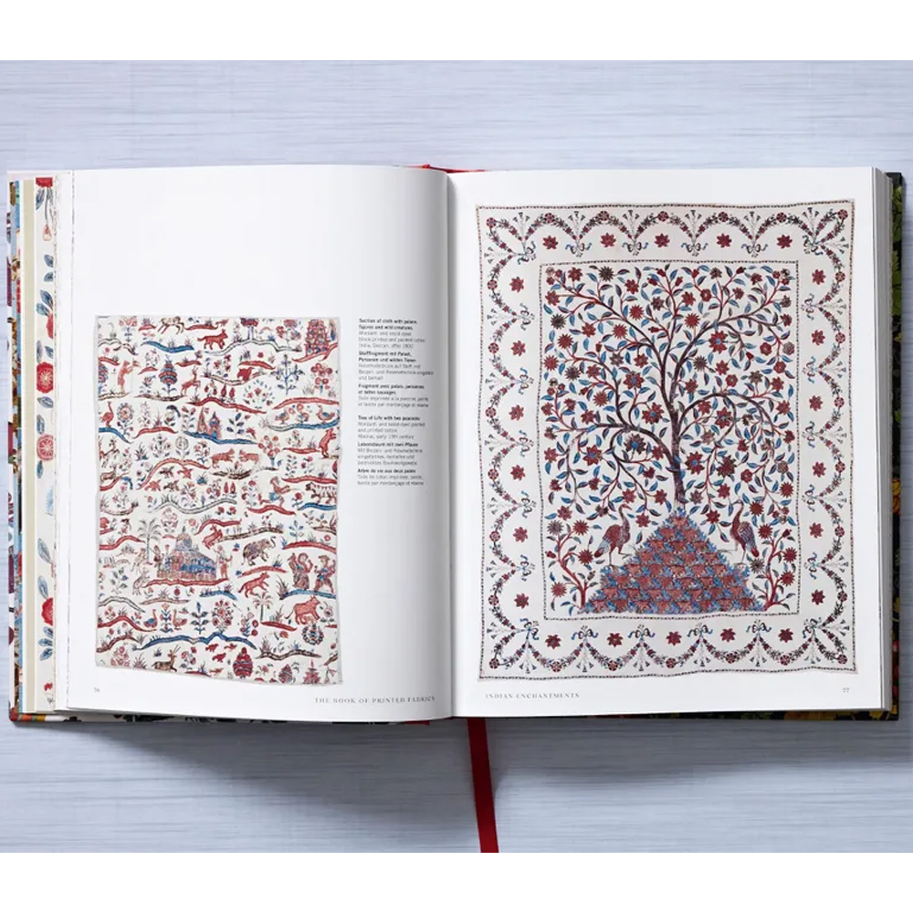 Подарочная  Книга для дизайнеров The Book of Printed Fabrics. 16th - today XXL