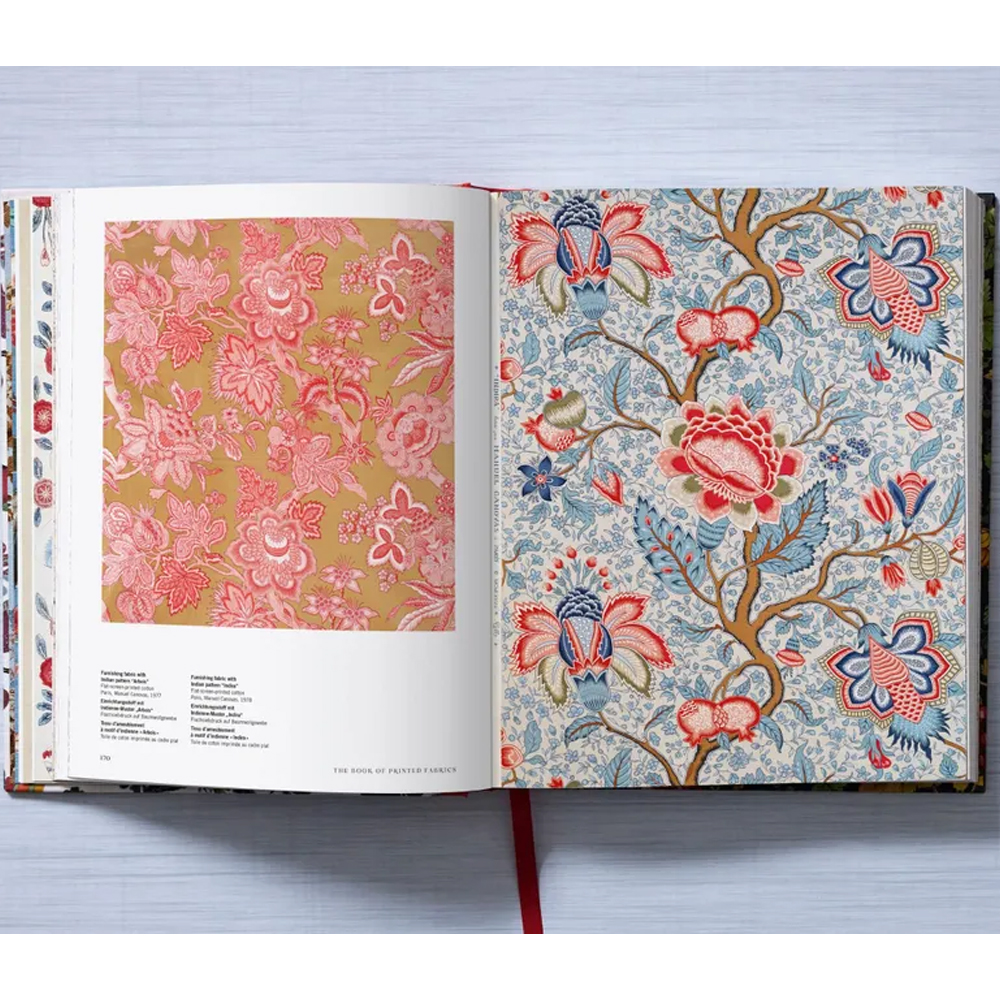 Подарочная  Книга для дизайнеров The Book of Printed Fabrics. 16th - today XXL