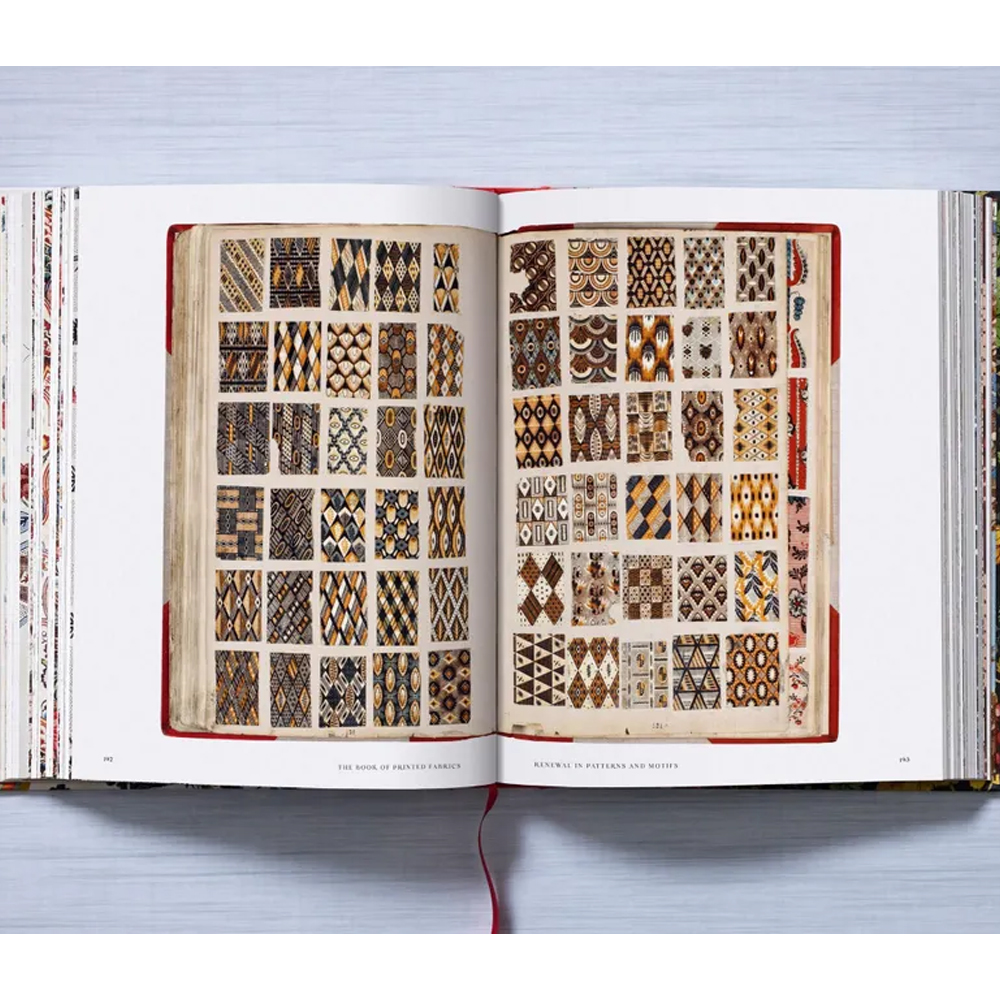 Подарочная  Книга для дизайнеров The Book of Printed Fabrics. 16th - today XXL