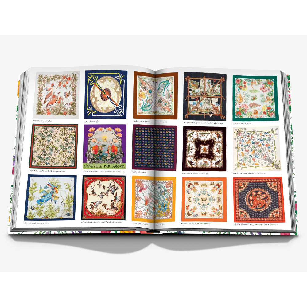 Подарочная коллекционная книга для дизайнеров Gucci. The Art of Silk Assouline