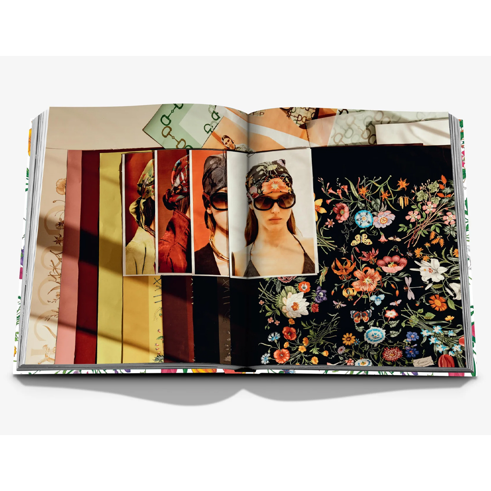 Подарочная коллекционная книга для дизайнеров Gucci. The Art of Silk Assouline