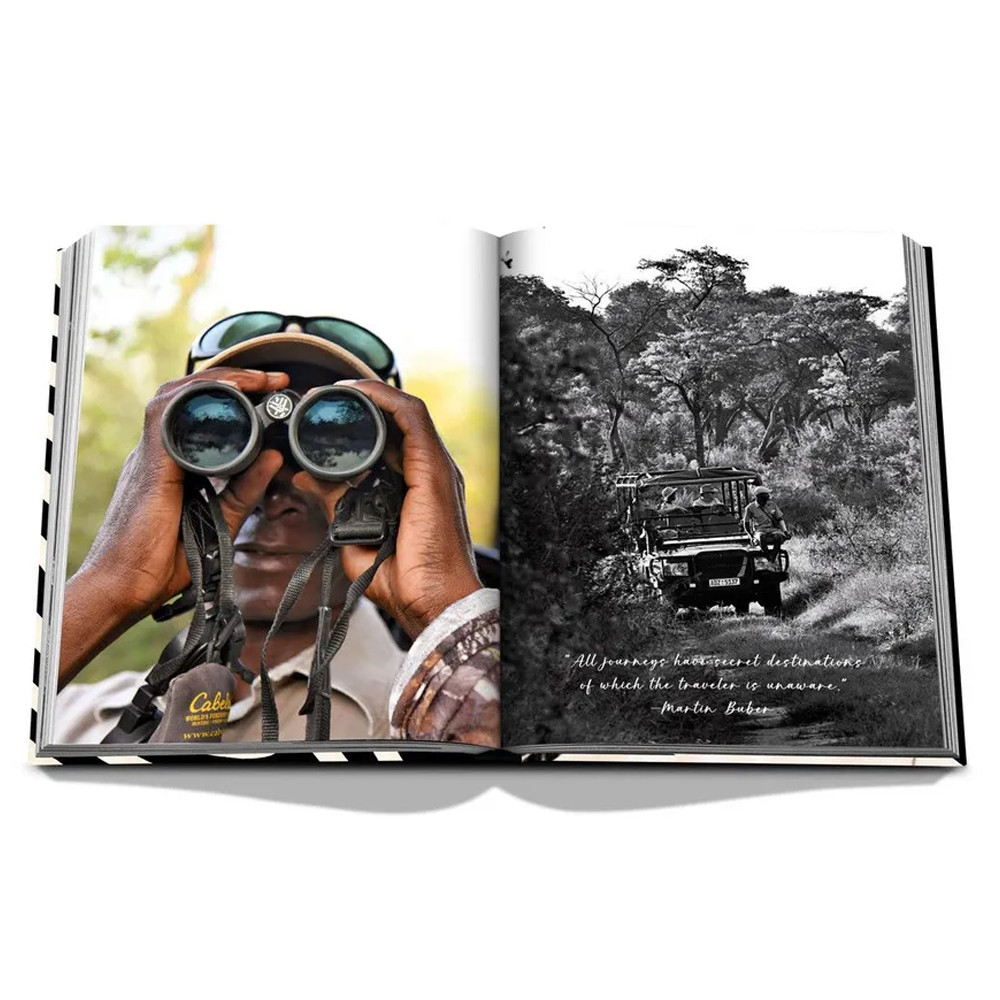 Подарочнный коллекционный фото альбом AFRICAN ADVENTURES NEW 2023 ASSOULINE HC UNBELIEVABLE ILLUSTRATIONS Safari