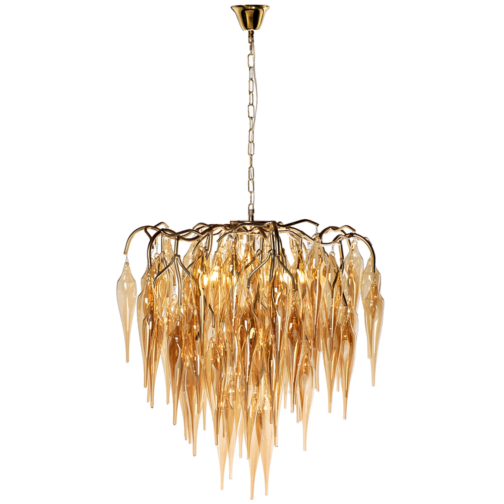 Подвесная люстра с ветвистым каркасом Sconce Caramel