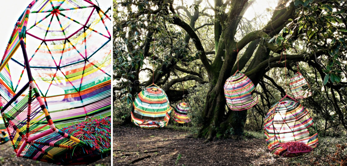 Подвесное Кресло Moroso Cocoon Tropicalia