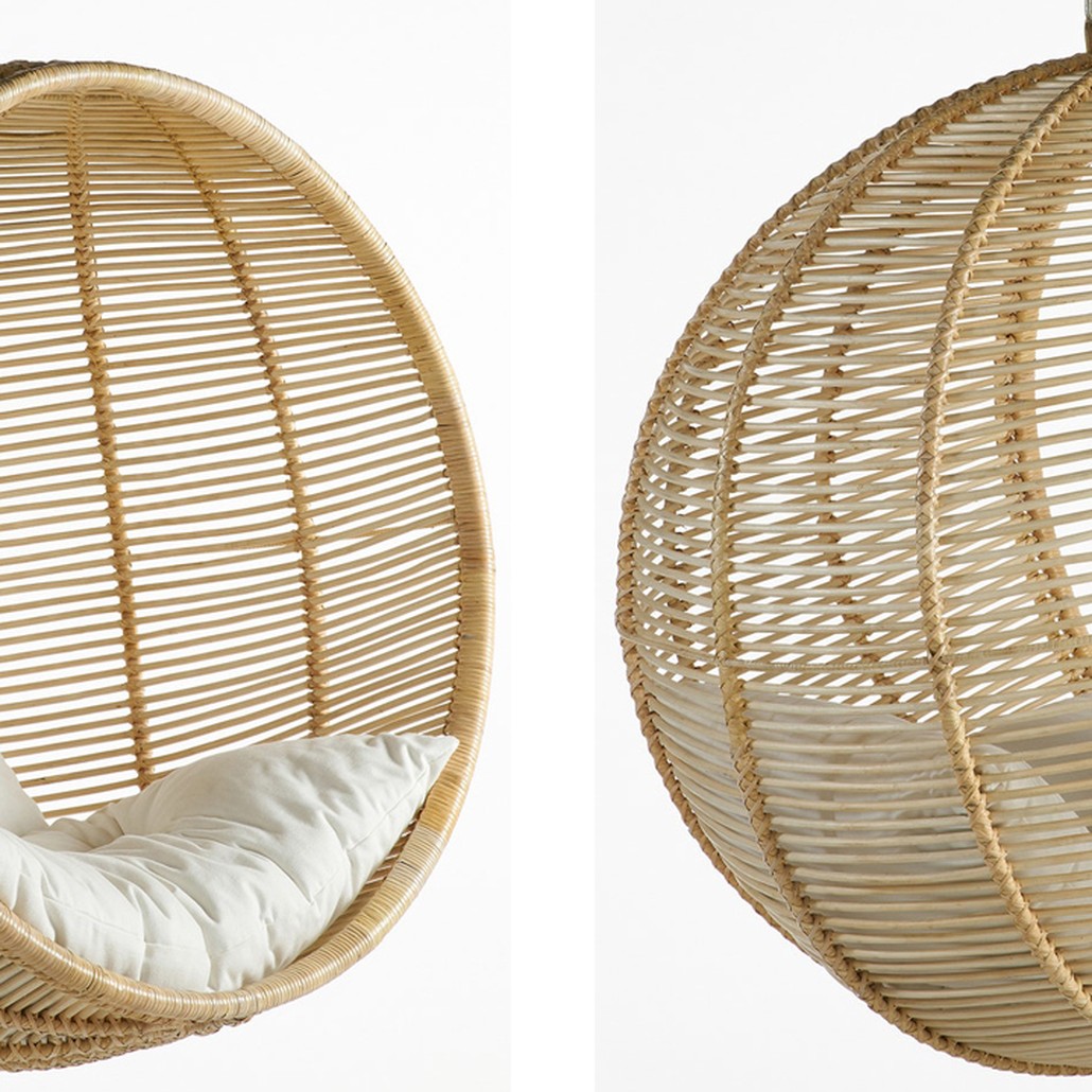 Подвесное кресло Wicker Hanging Chair