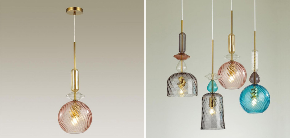 Подвесной Geometry Glass Розовый