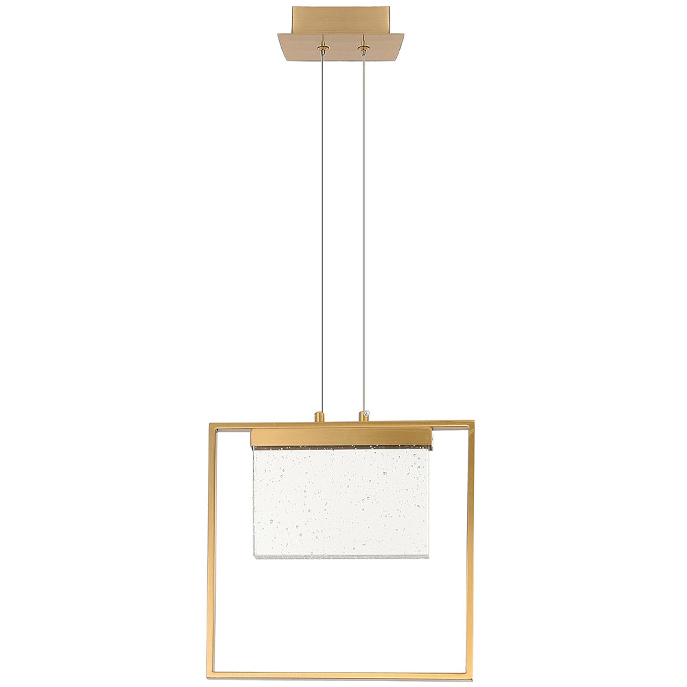 Подвесной геометрический светильник со стеклом Rectangle Geometry Glass Chandelier