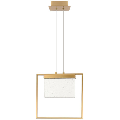 Подвесной геометрический светильник со стеклом Rectangle Geometry Glass Chandelier