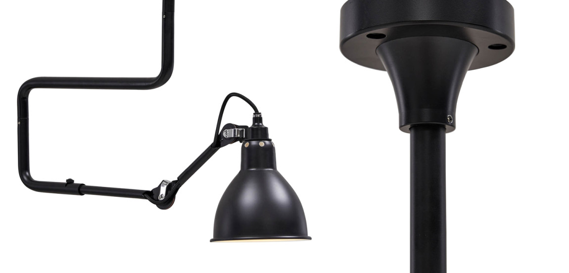 Подвесной металлический светильник LOFT STEAMPUNK SPOTLIGHT Black