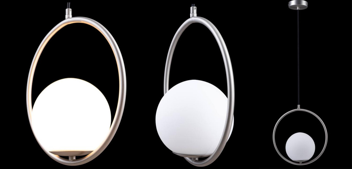 Подвесной светильник B.LUX C Ball circle nickel