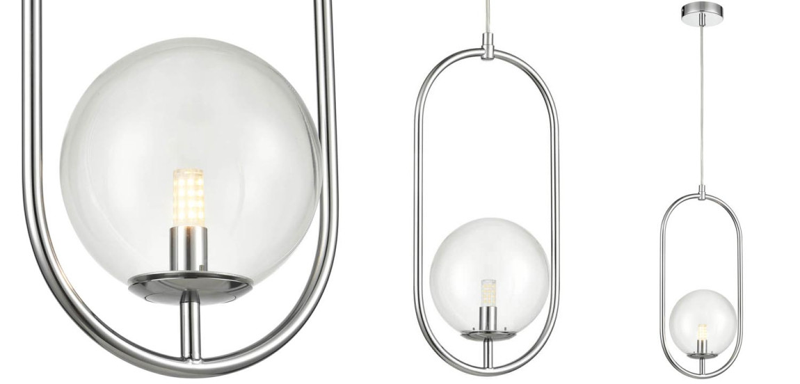 Подвесной светильник B.LUX C Ball oval chrome