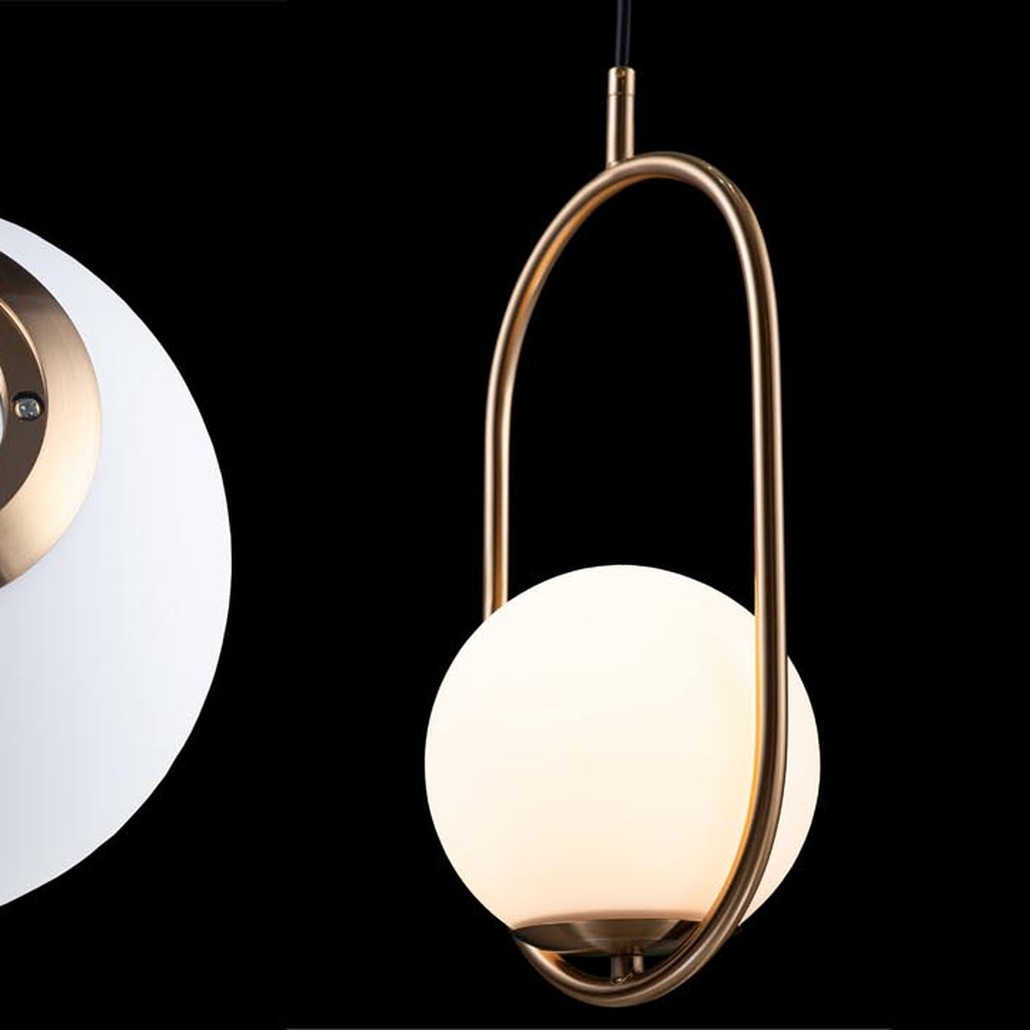 Подвесной светильник B.LUX C Ball oval copper
