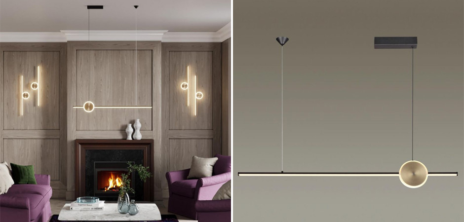 Подвесной светильник Barrette Черный Матовый