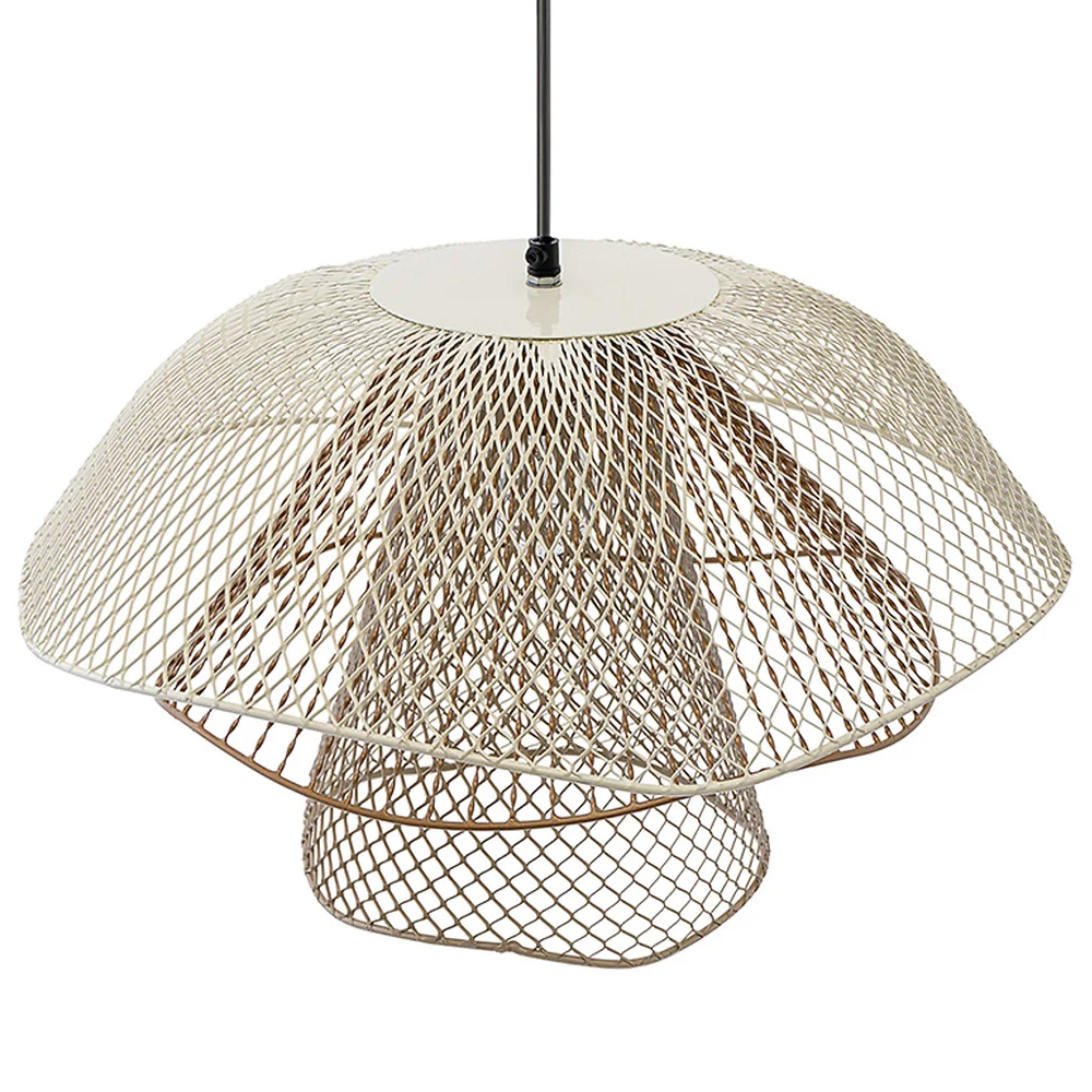 Подвесной светильник Beige Gold Mesh Lampshade Hanging Lamp