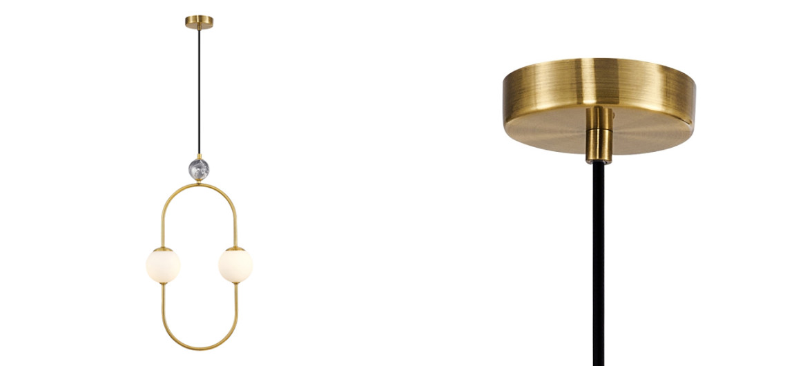 Подвесной светильник Black Marble Decor 2 Лампы