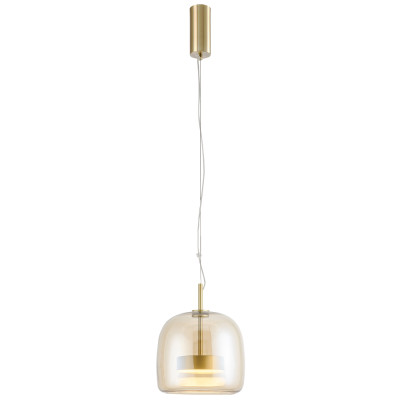 Подвесной светильник Blanton Amber Glass Hanging Lamp 26