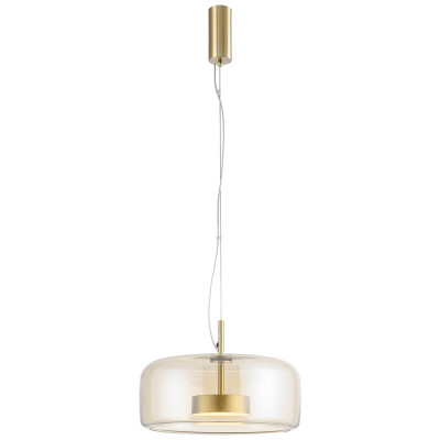 Подвесной светильник Blanton Amber Glass Hanging Lamp 38