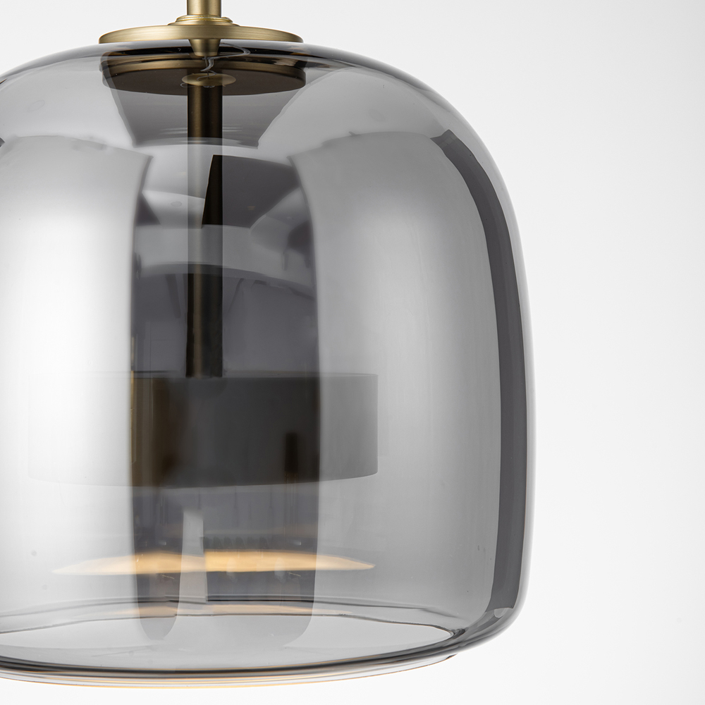 Подвесной светильник Blanton Dark Smoky Hanging Lamp 26