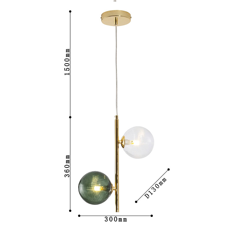 Подвесной светильник Bolle Multi Color hanging 2 lamp