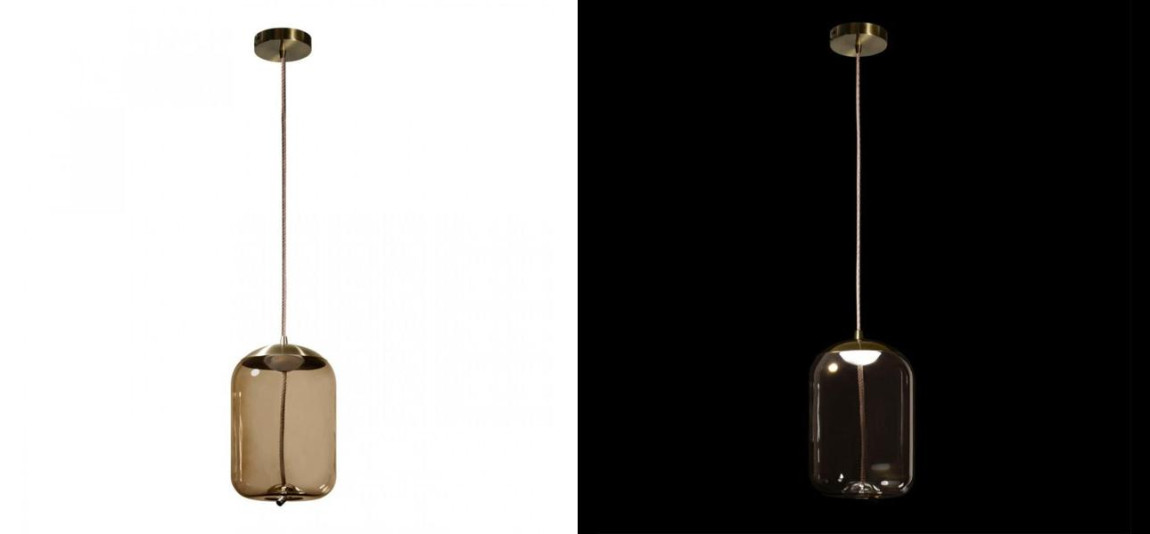 Подвесной светильник Brokis KNOT PC1034 Янтарное стекло