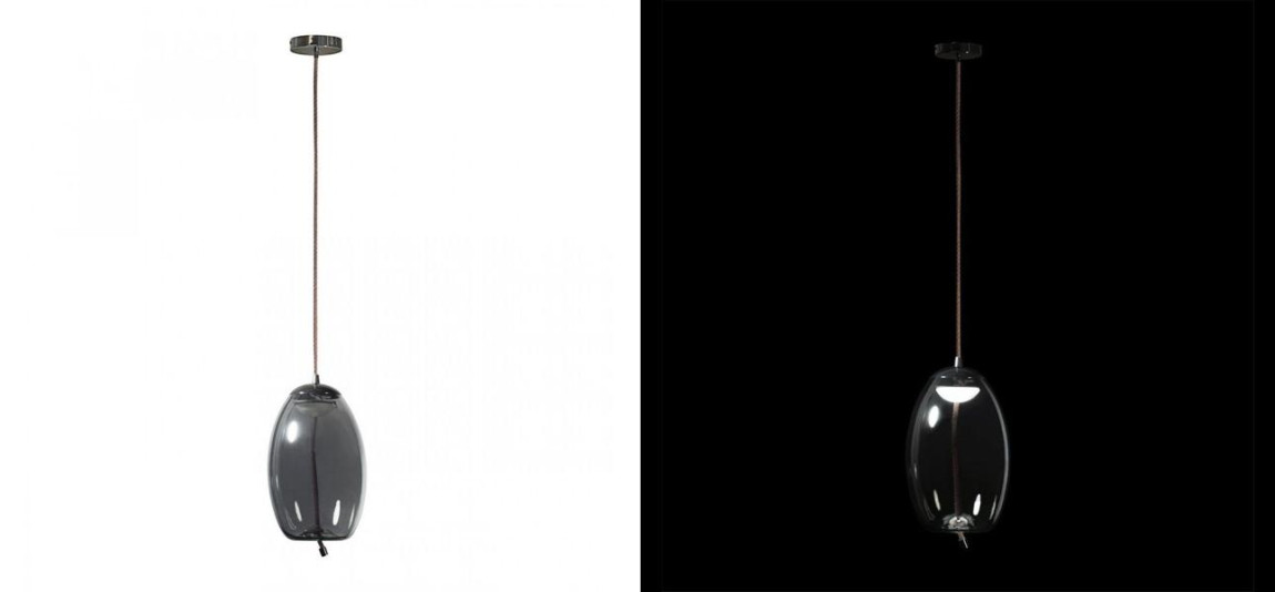 Подвесной светильник Brokis KNOT PC1036 Серое стекло