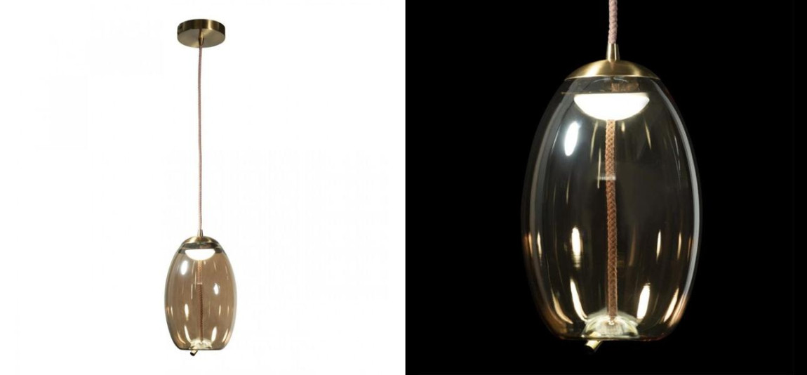 Подвесной светильник Brokis KNOT PC1036 Янтарное стекло