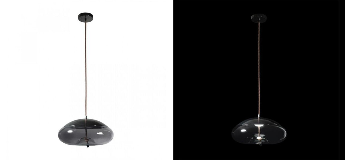 Подвесной светильник Brokis KNOT PC1037 Серое стекло