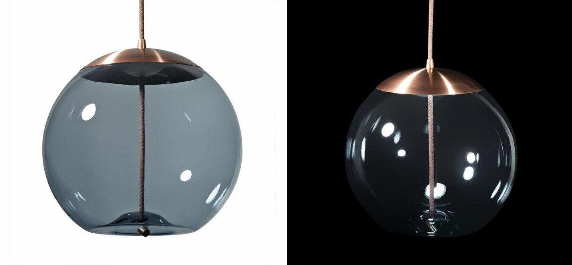 Подвесной светильник Brokis KNOTl PC1035 Голубое стекло