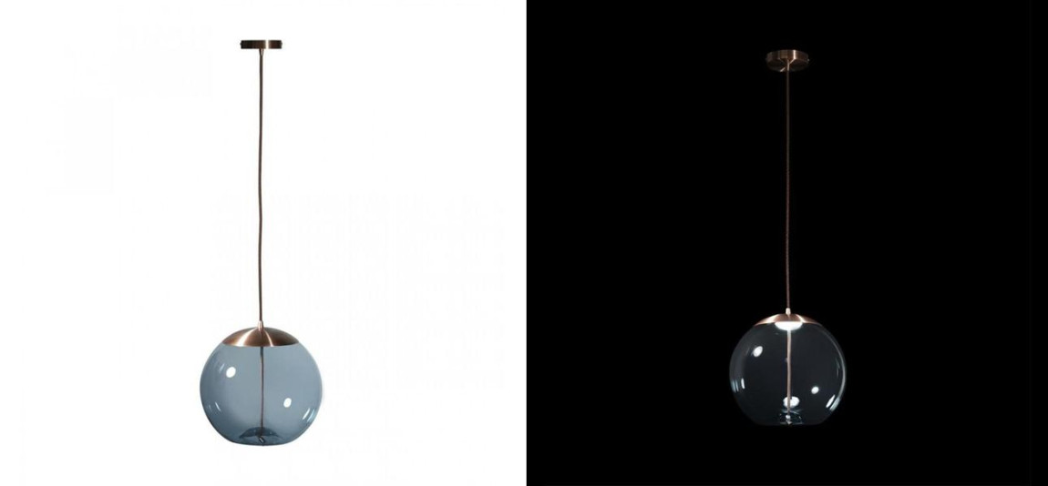 Подвесной светильник Brokis KNOTl PC1035 Голубое стекло