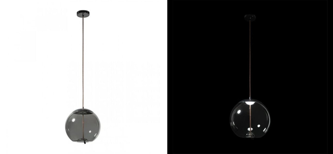 Подвесной светильник Brokis KNOTl PC1035 Серое стекло