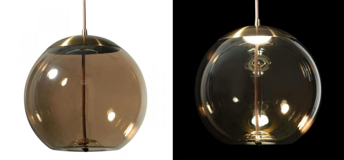 Подвесной светильник Brokis KNOTl PC1035 Янтарное стекло