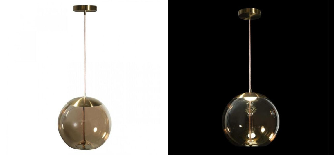 Подвесной светильник Brokis KNOTl PC1035 Янтарное стекло