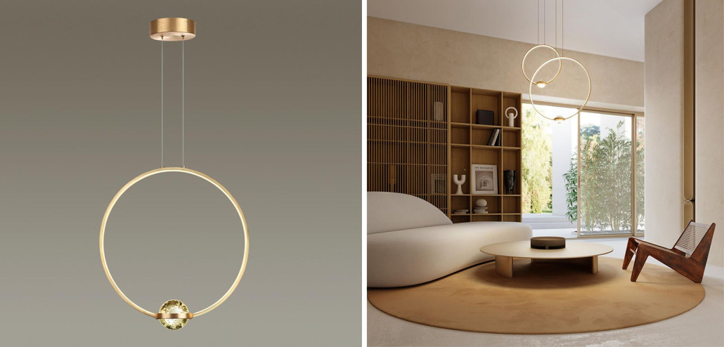 Подвесной светильник Carmen Gold 40