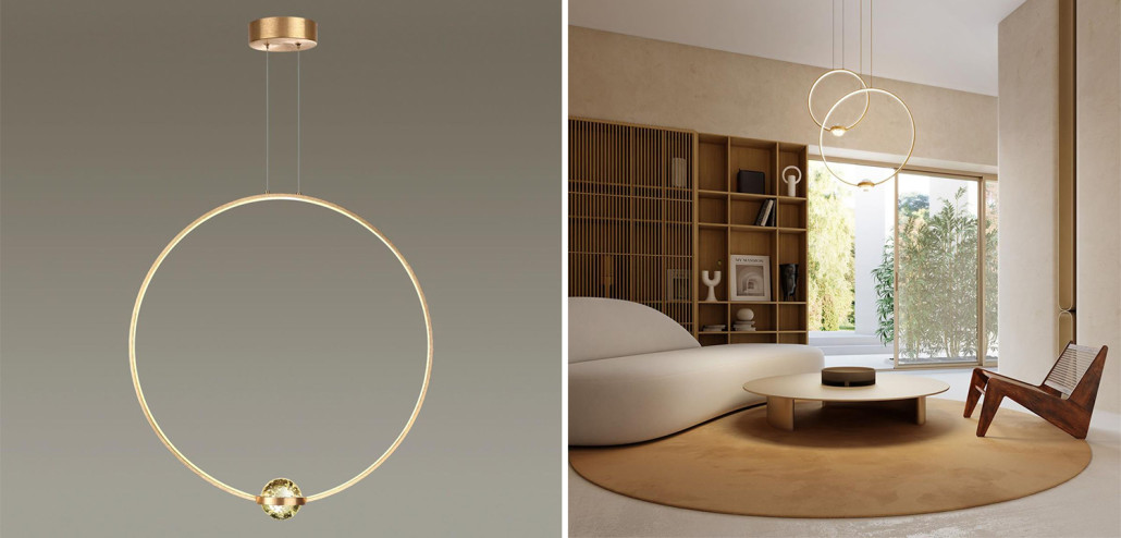 Подвесной светильник Carmen Gold 60