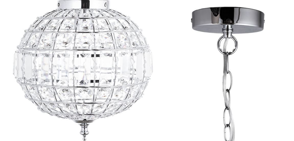 Подвесной светильник Casbah Crystal silver 30