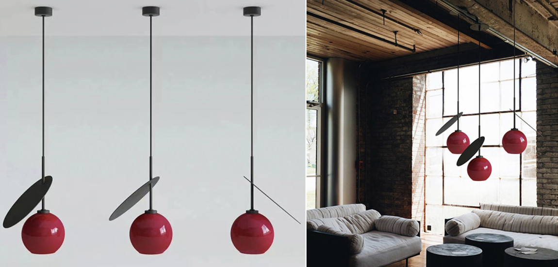 Подвесной светильник Cherry Pendant One Red