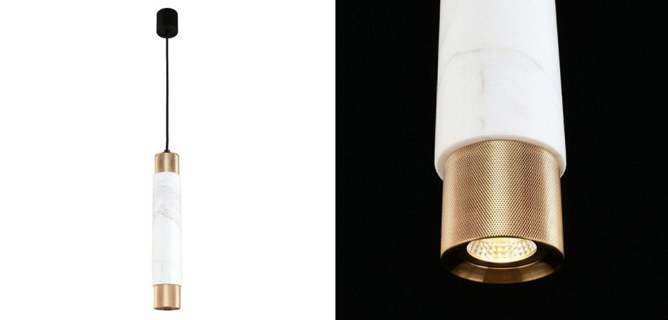 Подвесной светильник Cocktail Tube Бронзовый