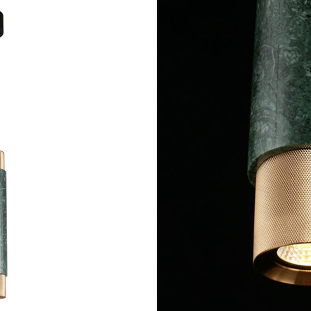 Подвесной светильник Cocktail Tube Изумрудный