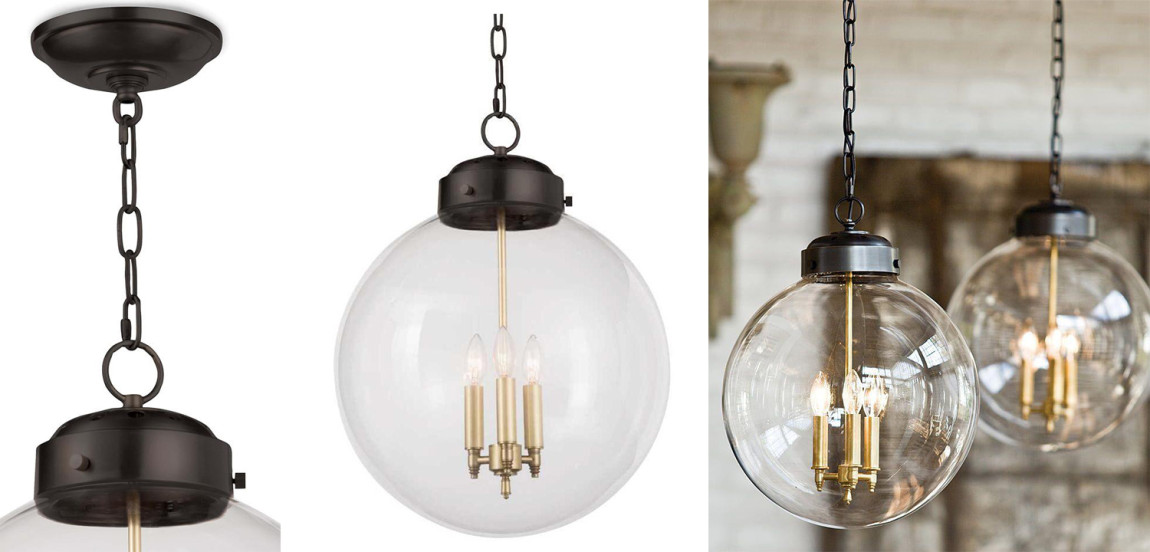 Подвесной светильник Conor Globe Hanging lamp Black